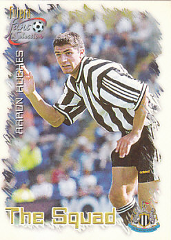 Aaron Hughes Newcastle United 1999 Futera Fans' Selection #18